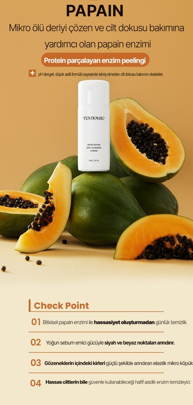 Resnovae Cleansing Powder – Derinlemesine Arındırıcı Toz Temizleyici