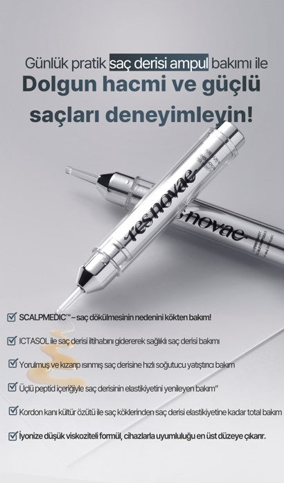 Resnovae Scalp Ampoule – Saç Derisi İçin Yoğun Onarıcı Ampul