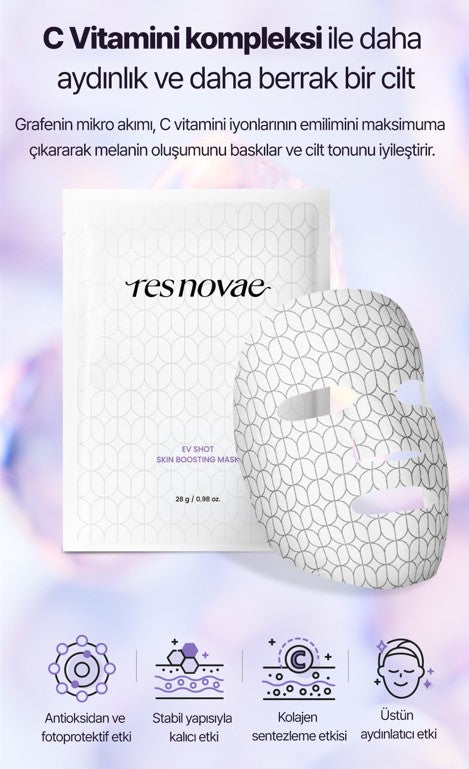 Resnovae - EV Shot Skin Boosting Mask – Premium Evde Cilt Bakımı