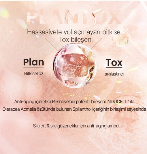 Resnovae Plant Tox Lifting Ampoule – Bitki Özlü Sıkılaştırıcı Ampul